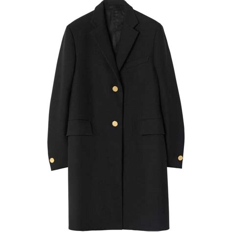 colletto cappotto burberry|Cappotti Burberry in Lana Nero taglia 40 IT .